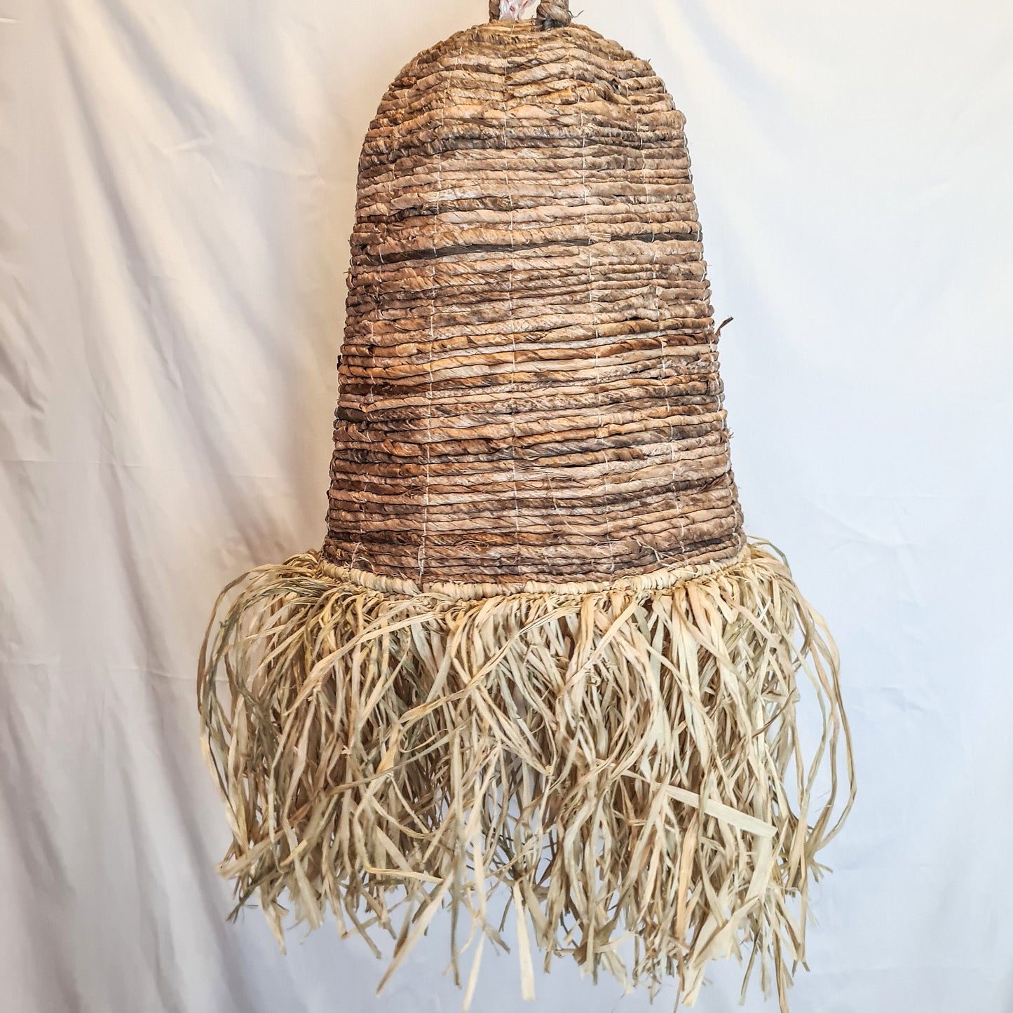 Set of 3 lampshade 30cm 40cm 50cm banana leaf wicker pendant lamp shade chandelier bohemian lamp boho style decor