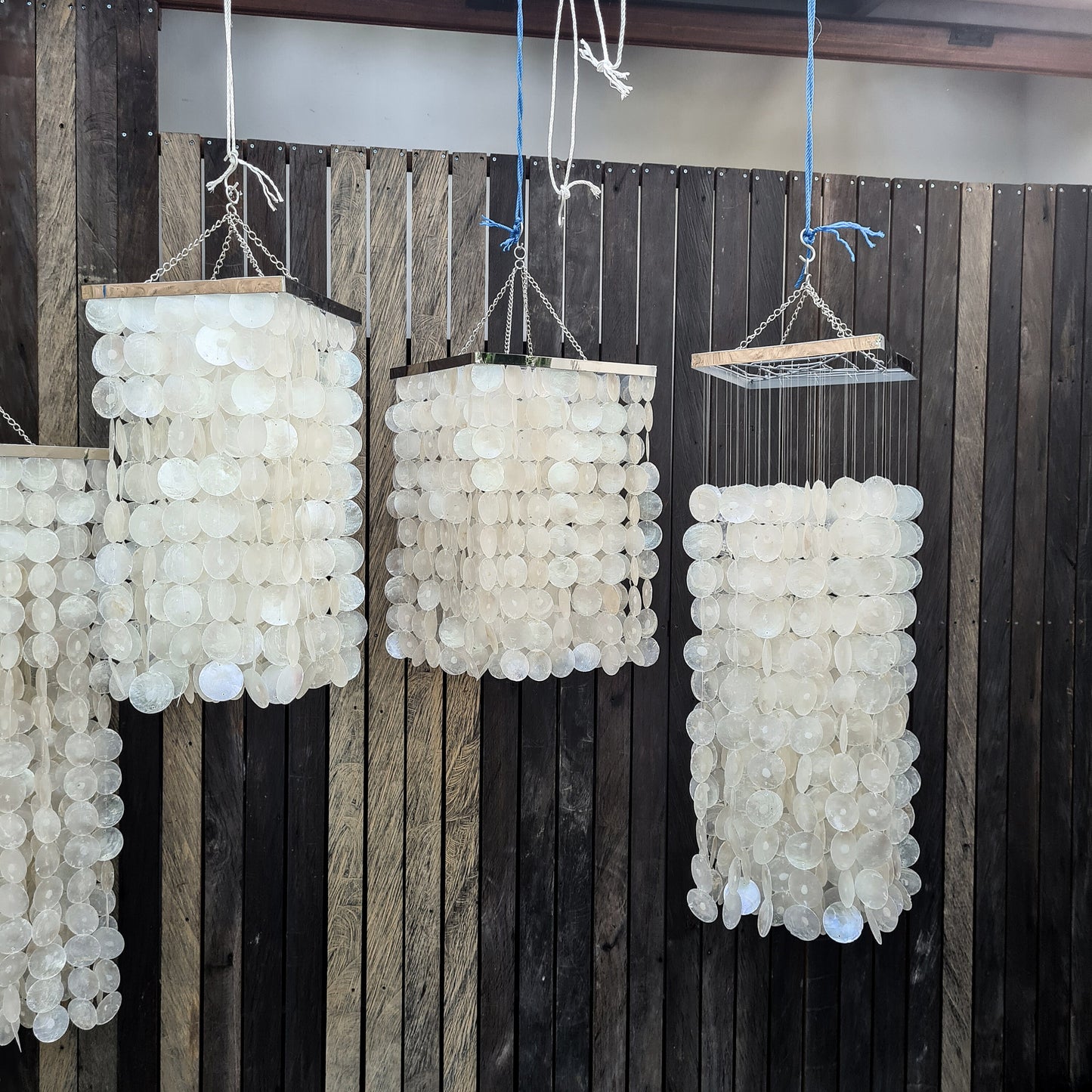Shell chandelier, sea shell lampshade, pendant lampshade, pendant lamp, home lamp, singing chandelier