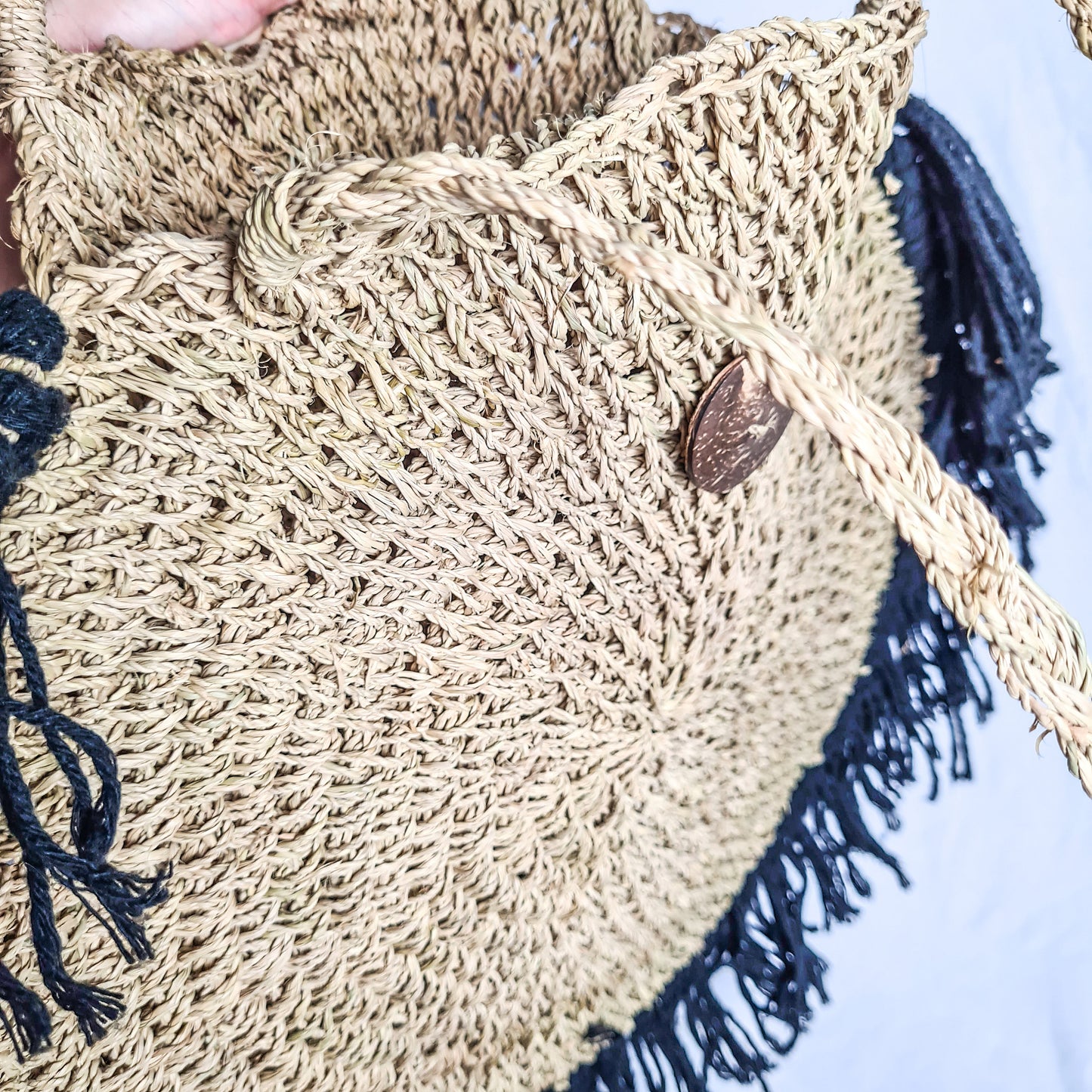 Summer bag wicker bags beach bali bag hand basker woven bag purse case handbag pouch satchel sac agel seagrass macrame