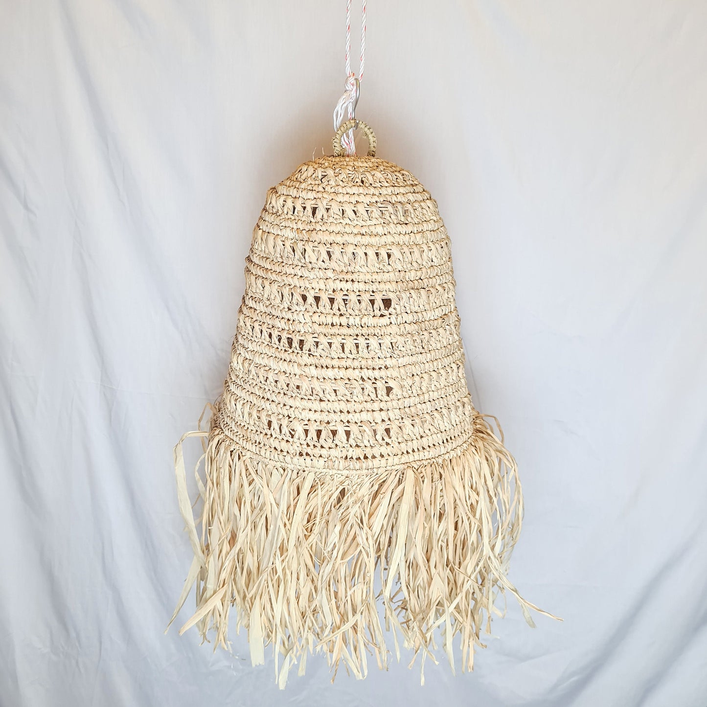 Set of 3 lampshade 30cm 40cm 50cm palm rafia pendant lamp shade wicker chandelier bohemian lamp boho style decor