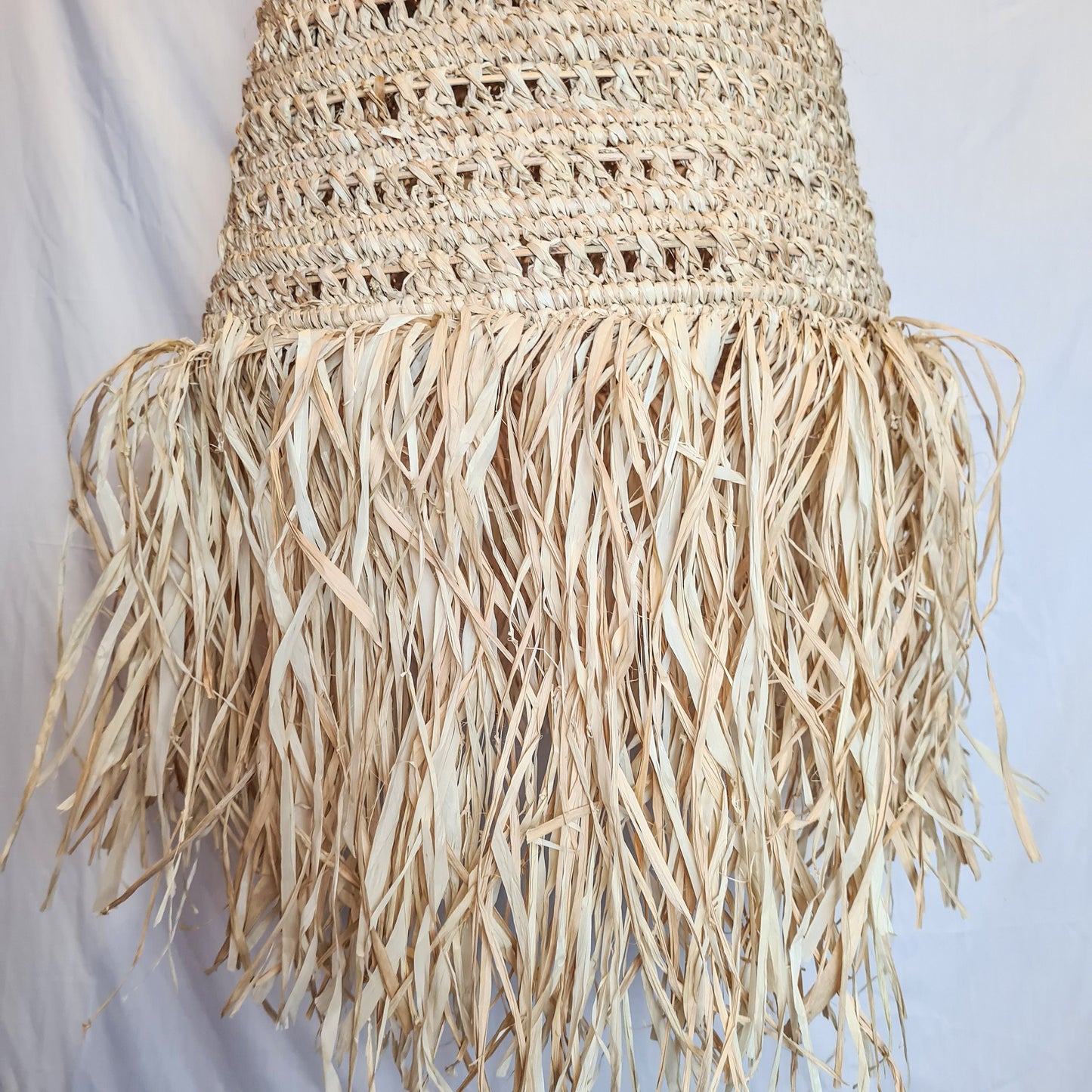 Set of 3 lampshade 30cm 40cm 50cm palm rafia pendant lamp shade wicker chandelier bohemian lamp boho style decor