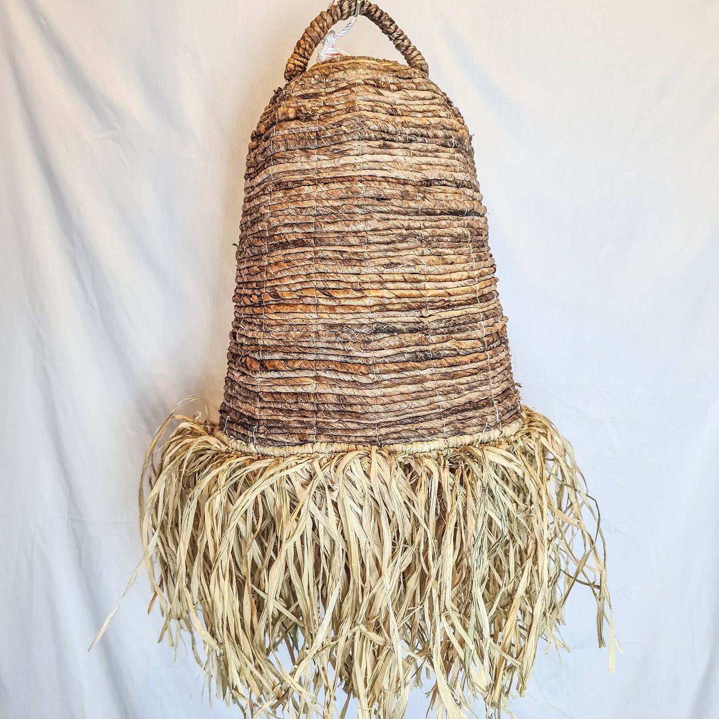 Set of 3 lampshade 30cm 40cm 50cm banana leaf pendant lamp shade wicker chandelier bohemian lamp boho style decor