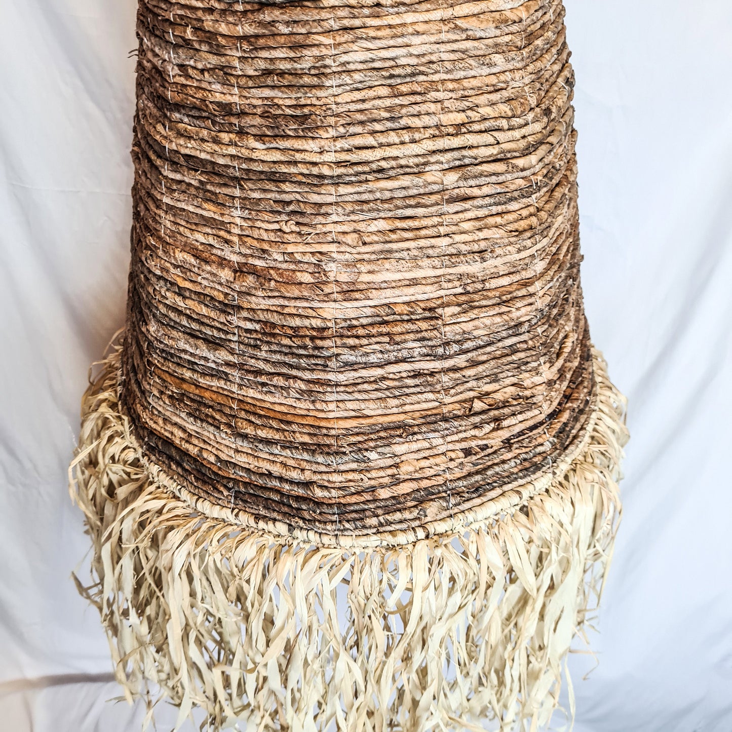 Set of 3 lampshade 30cm 40cm 50cm banana leaf pendant lamp shade wicker chandelier bohemian lamp boho style decor