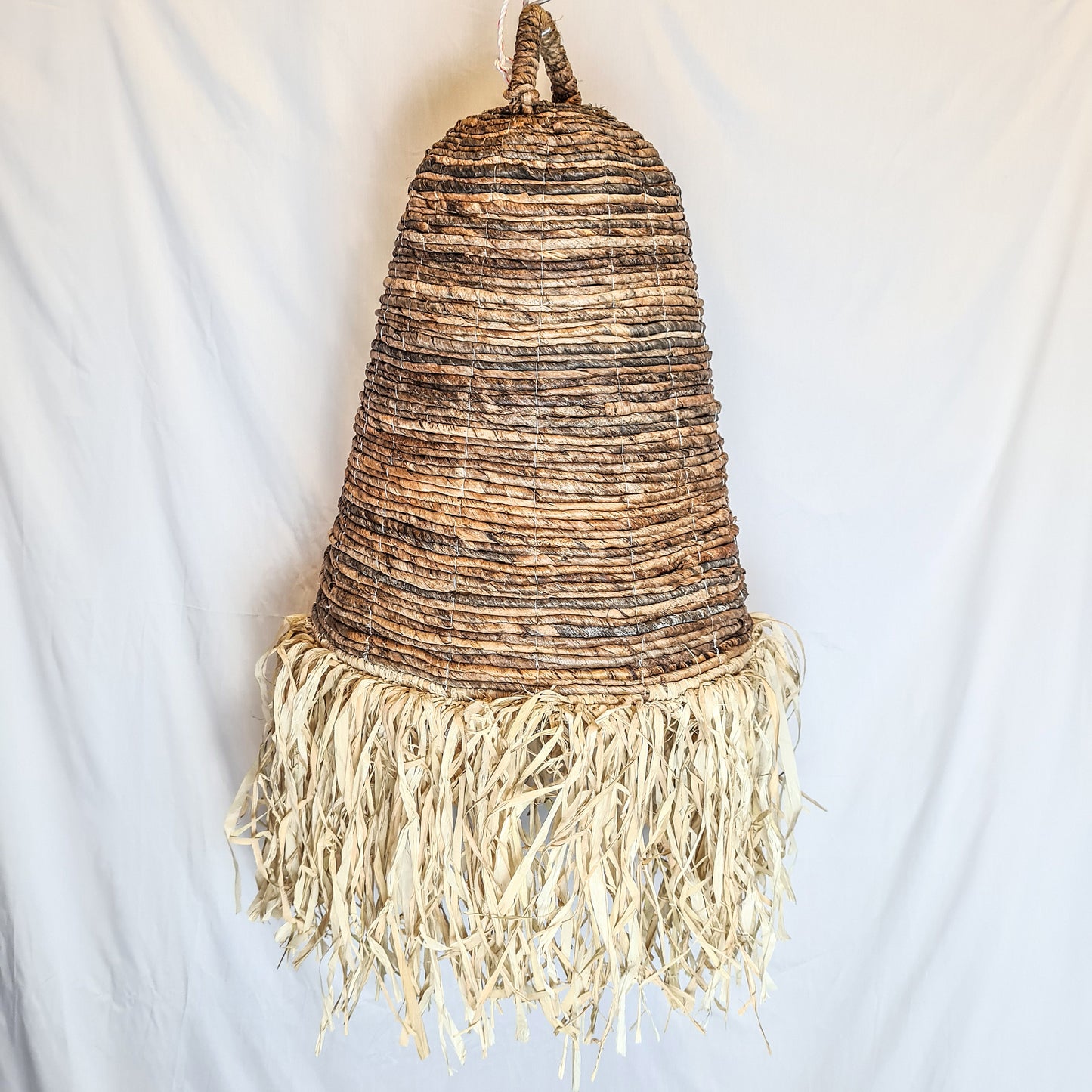 Set of 3 lampshade 30cm 40cm 50cm banana leaf wicker pendant lamp shade chandelier bohemian lamp boho style decor