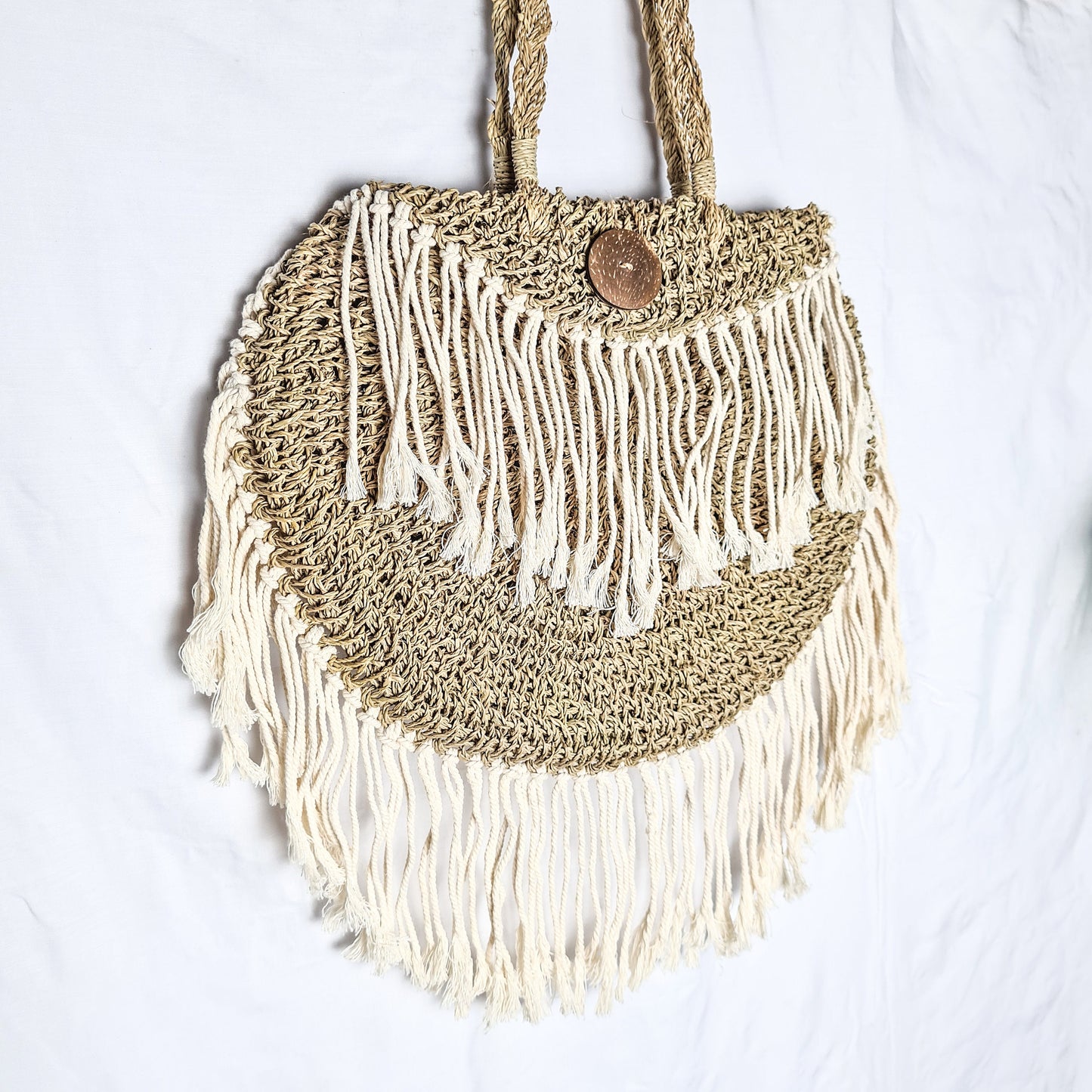 Summer bag woven bags beach bali bag hand basker wicker bag purse case handbag pouch satchel sac agel seagrass macrame