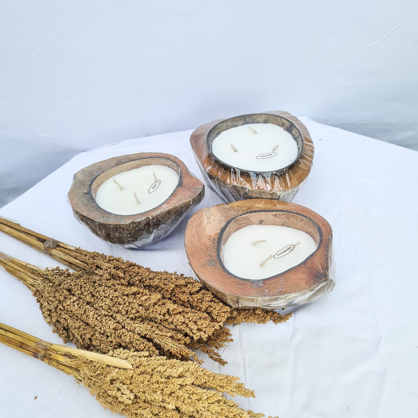 Coconut candle aroma aromatherapy candles hand made eco wax soy