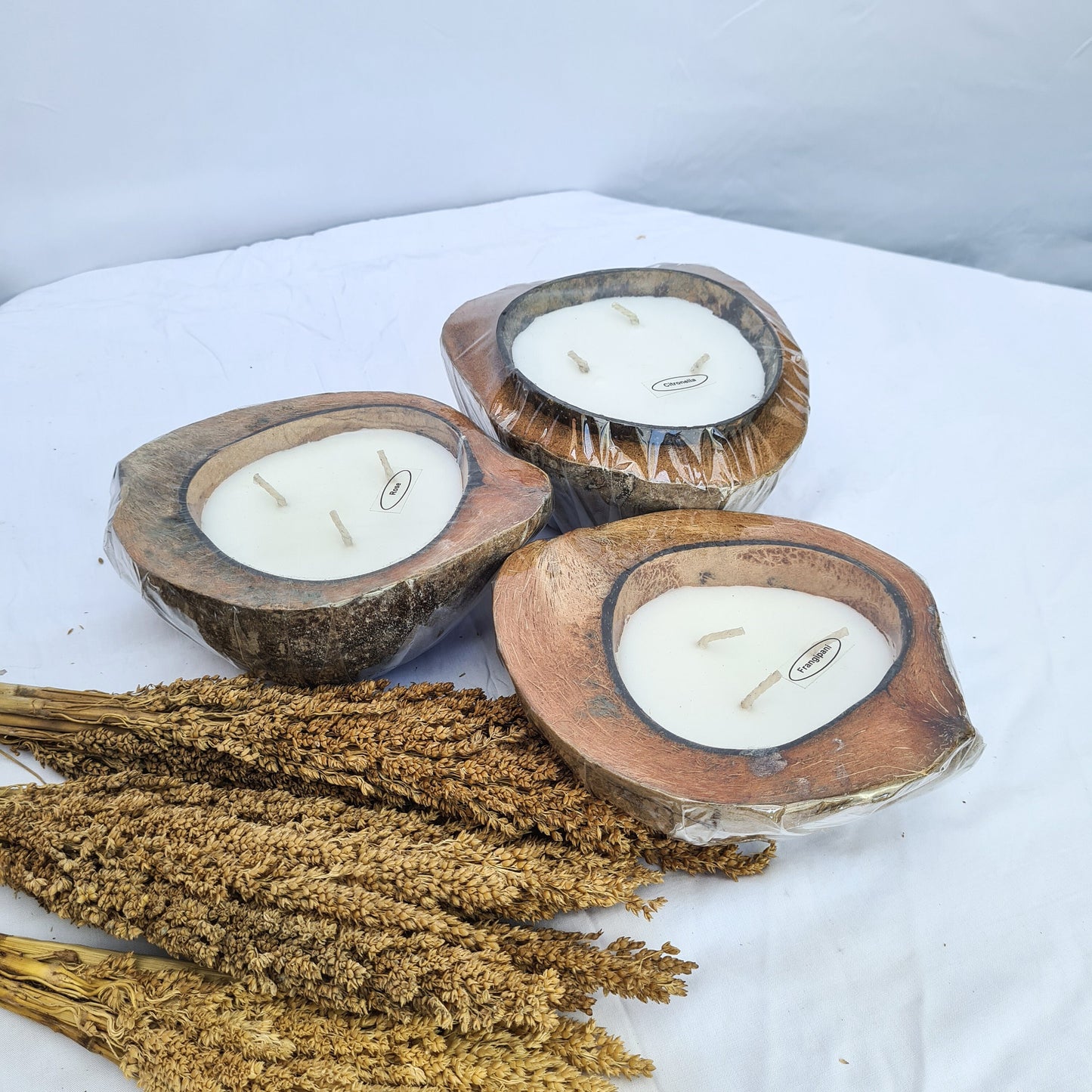 Coconut candle aroma aromatherapy candles hand made eco wax soy