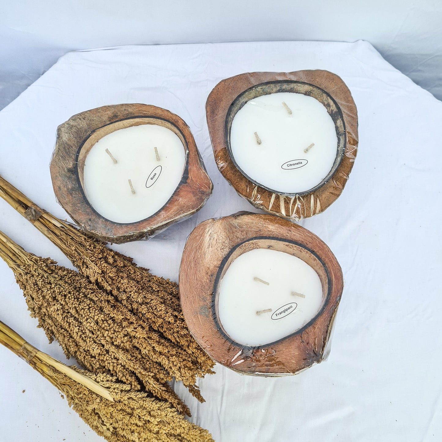 Coconut candle aroma aromatherapy candles hand made eco wax soy