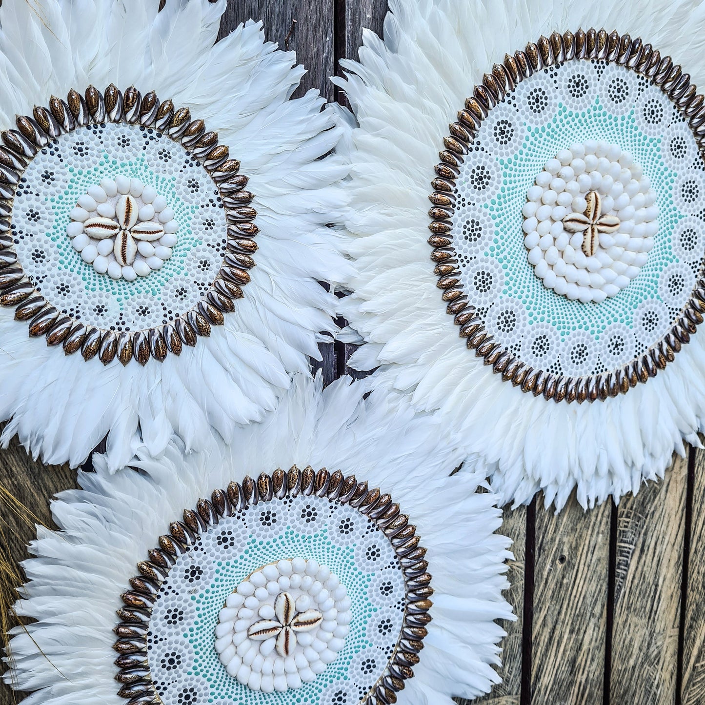 Juju set 30 40 50cm wall decor feather decoration wall hangings wall baskets jujuhat wall installation boho decor