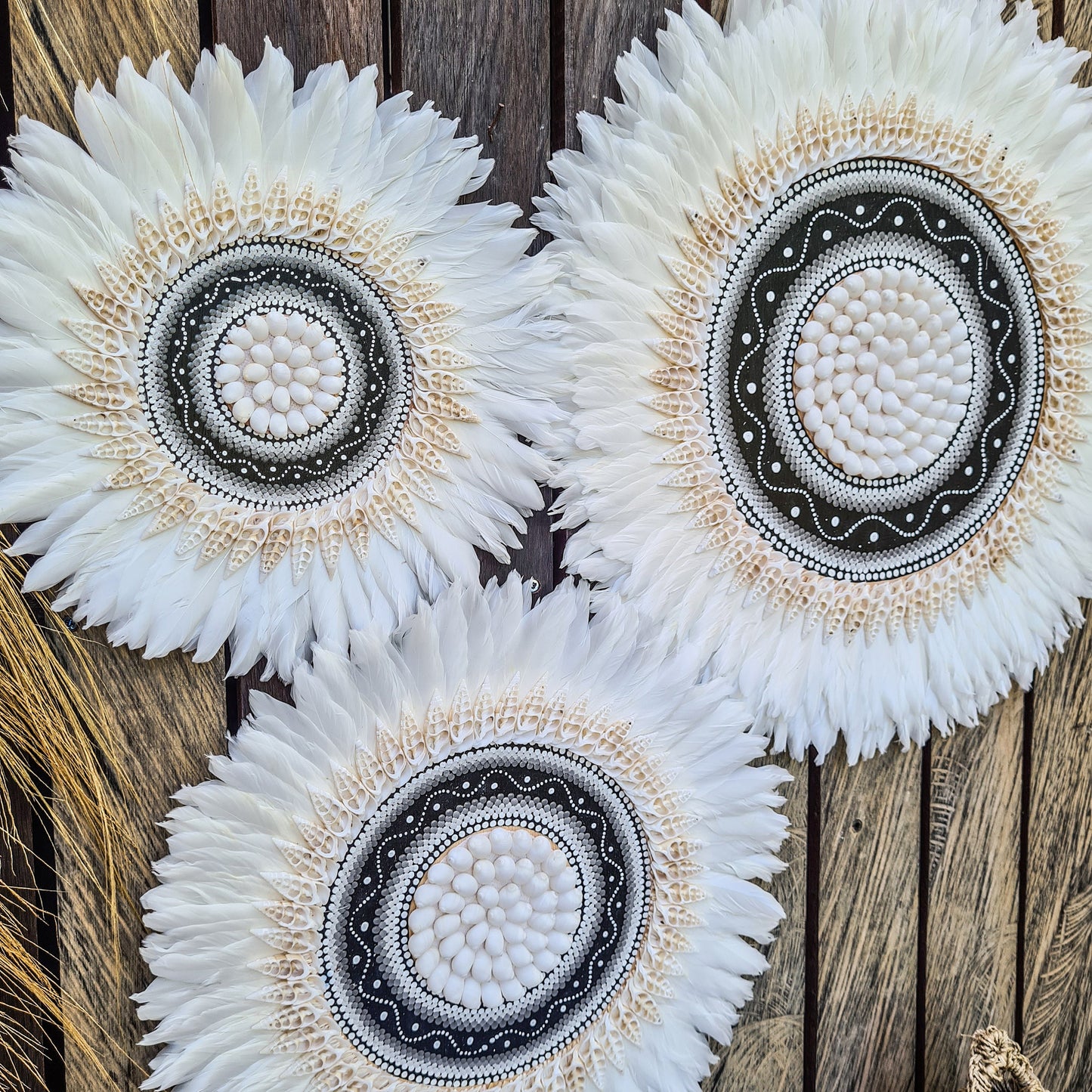 Juju set 30 40 50cm feather decoration wall decor wall hangings wall decals wall baskets jujuhat wall installation boho decor