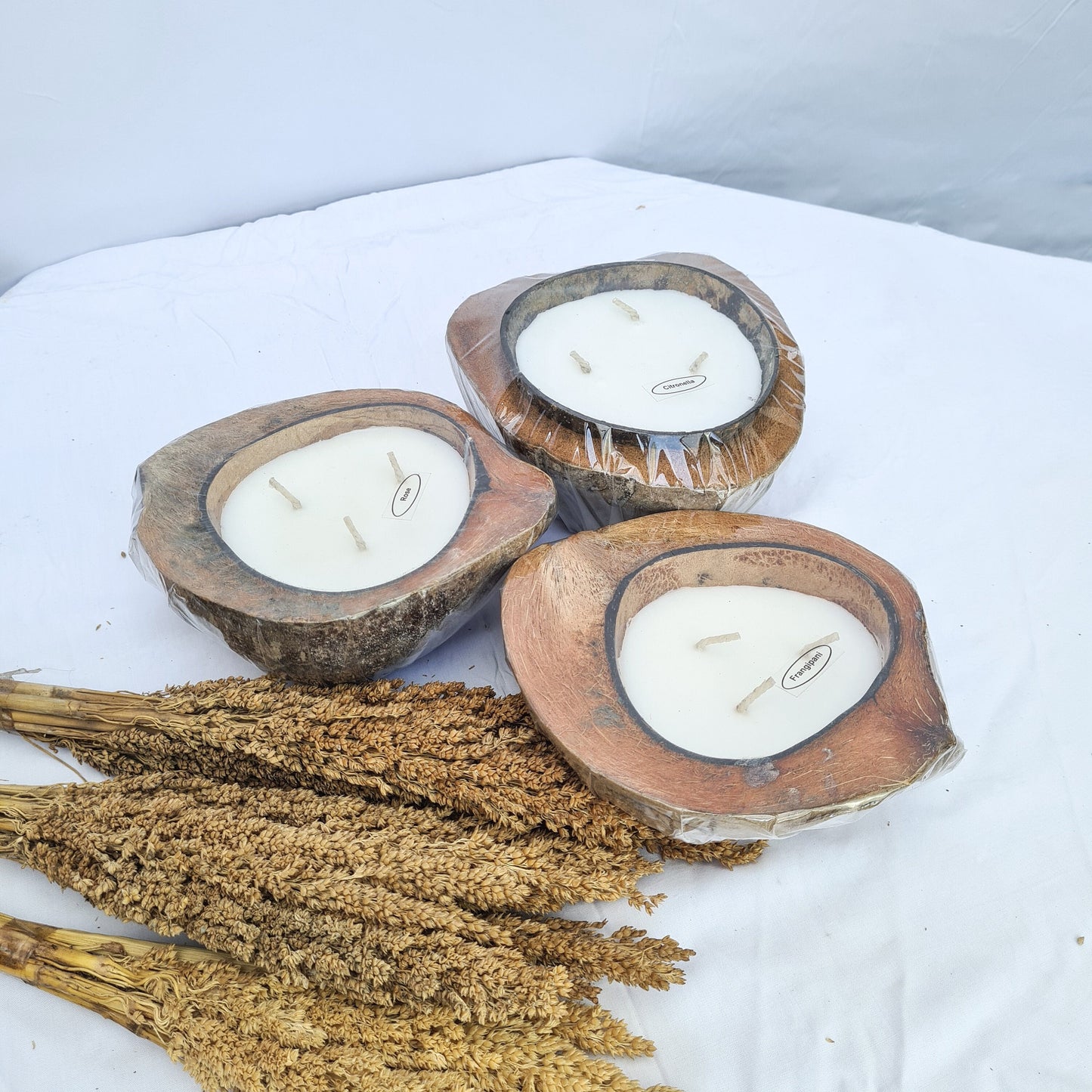 Coconut candle aroma aromatherapy candles hand made eco wax soy