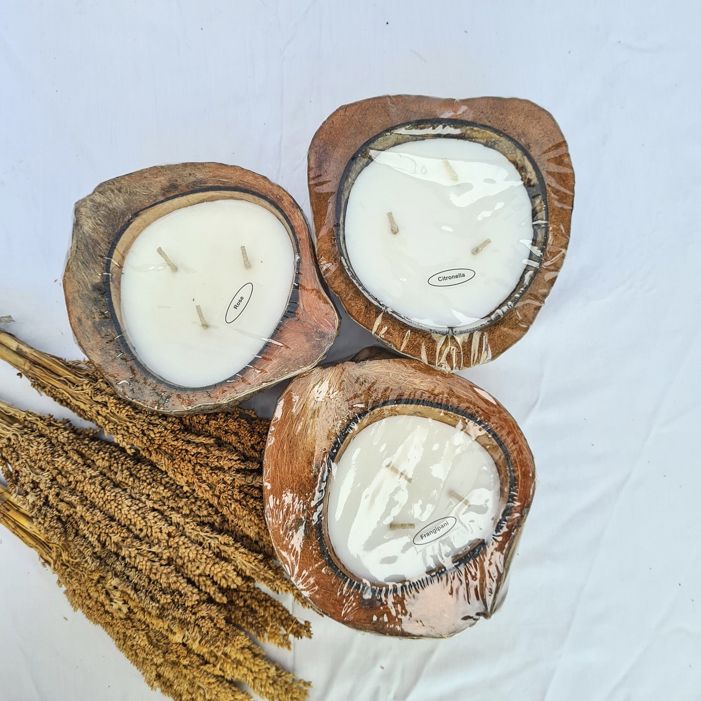Coconut candle aroma aromatherapy candles hand made eco wax soy