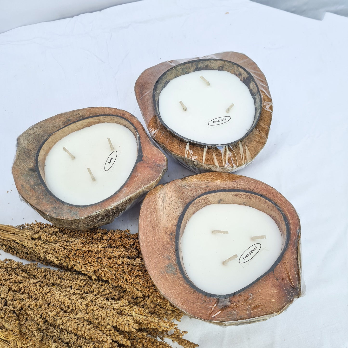 Coconut candle aroma aromatherapy candles hand made eco wax soy