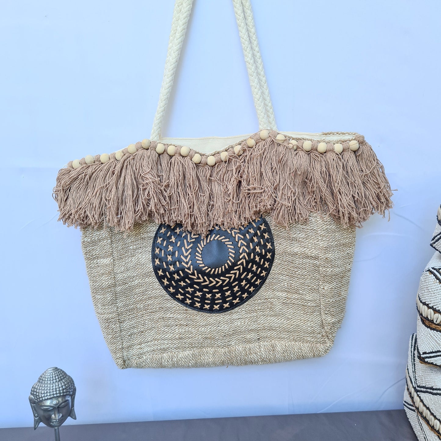 Linen wicker bag bali summer beach bag handbag shoulder bag hand basket woven bag purse case pouch satchel sac agel seagrass macrame